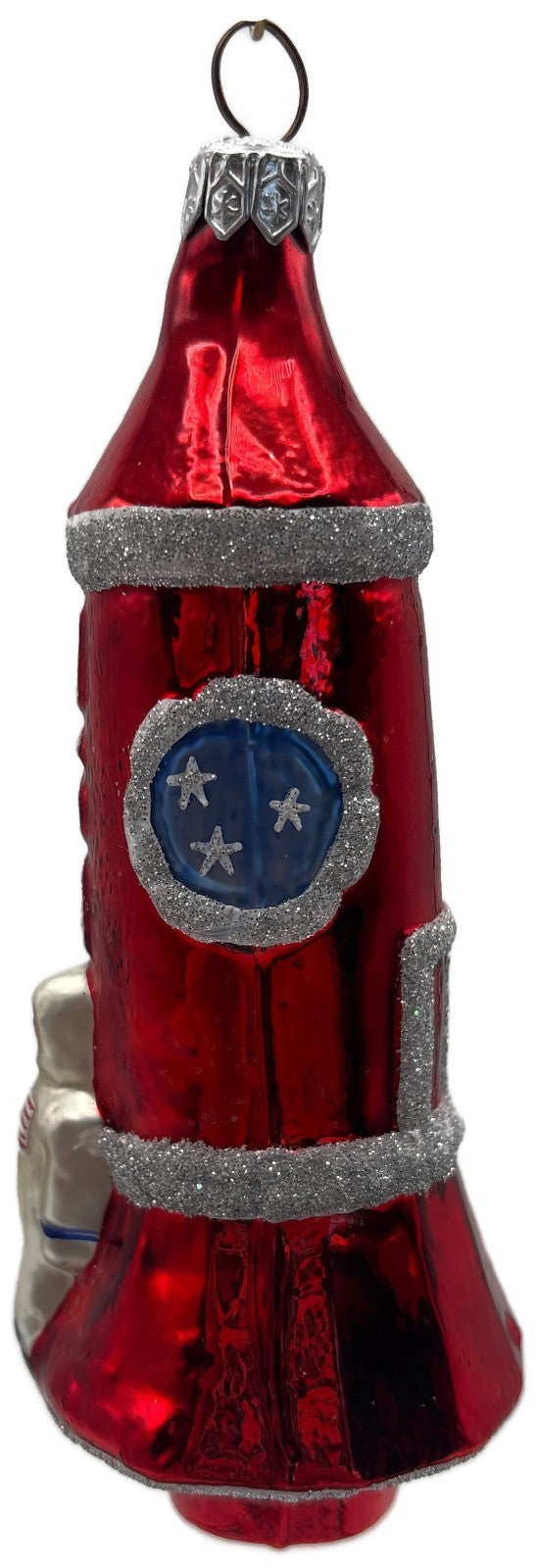 Patricia Breen Rocketboy USA Silver Space Suit Patriotic Christmas Ornament 95346