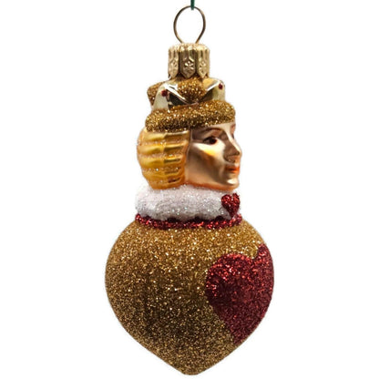 Patricia Breen Miniature Queen of Hearts Red Valentines Christmas Ornament 23352