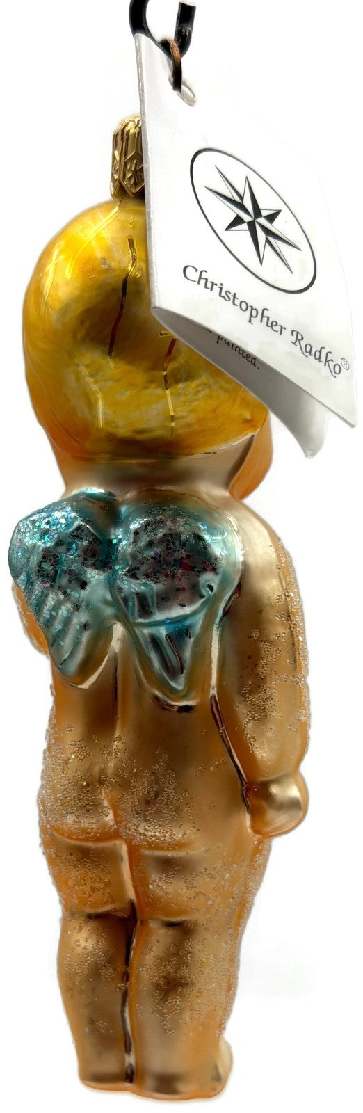 Christopher Radko Babykins Gold Kewpie Cherub Christmas Tree Ornament 97-451-04