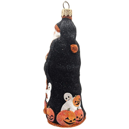 Patricia Breen Redoute Santa Halloween Black Pumpkins Christmas Ornament 21257