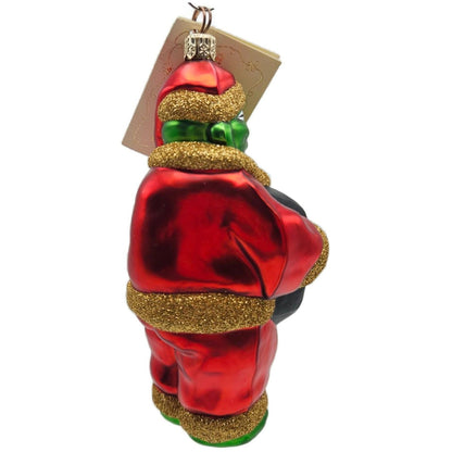 Patricia Breen Mmmonster Delivery Orange Glass Halloween Christmas Ornament 99195