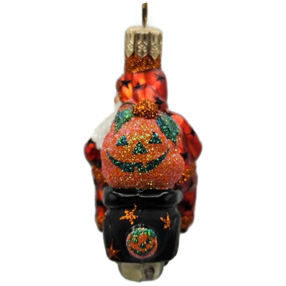 Patricia Breen Halloween Ciao Henry Orange Pumpkin Stars Christmas Ornament 22181