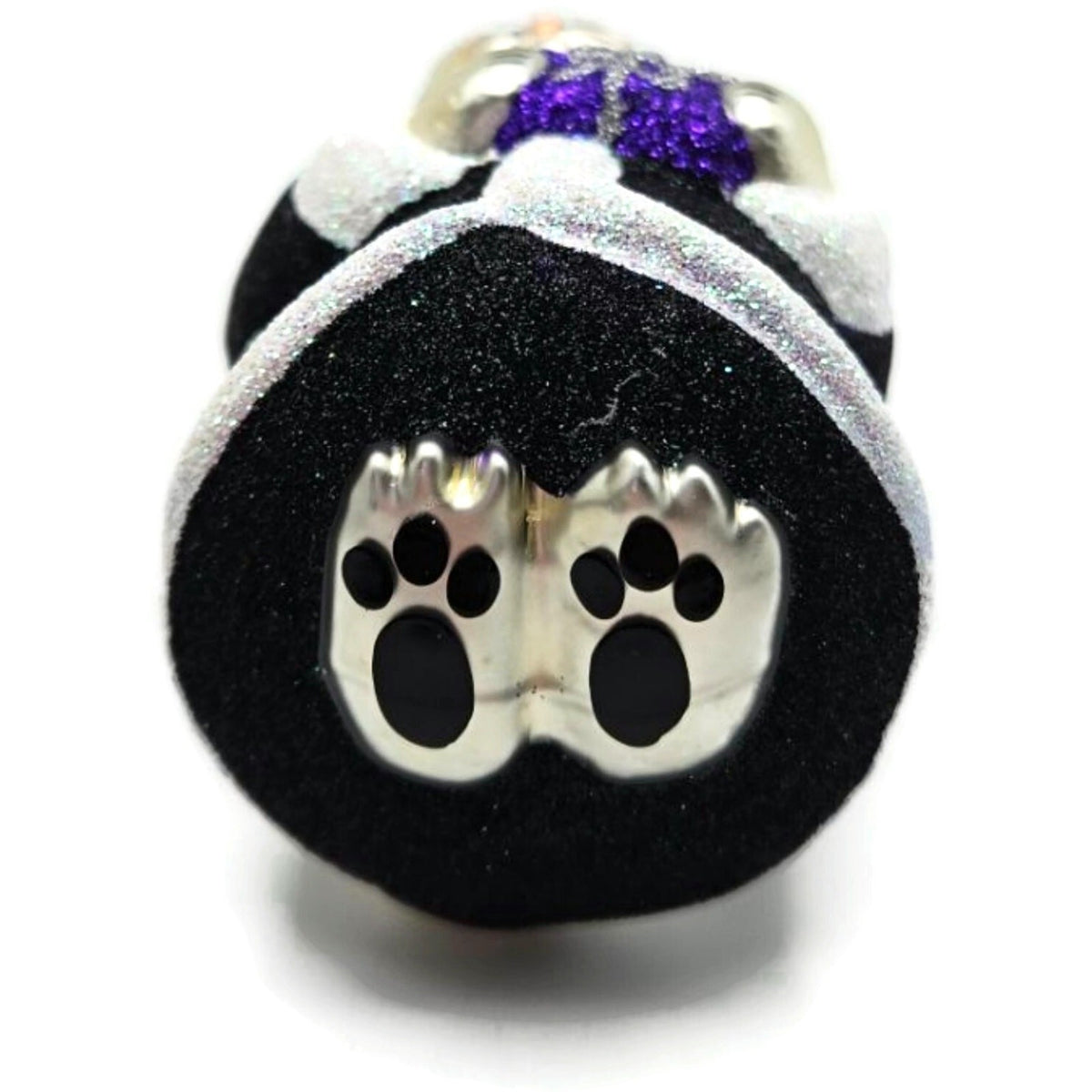 Patricia Breen Kitty Claus Black Purple Present Cat Halloween Ornament 9656AUC1