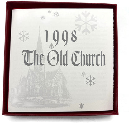 Portland Ornament 1998 The Old Church Gold Plated  Michael Allen Harrison CD9
