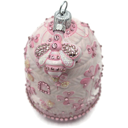 Patricia Breen Castle Caldwell Pink Bees Flower Spring Christmas Ornament 31082