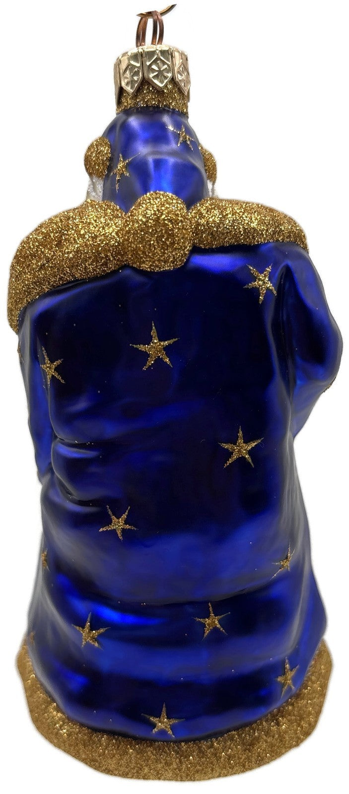 Patricia Breen Presents Blue Santa Claus Gift Toys Stars Christmas Ornament 20285