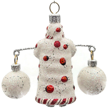 Patricia Breen Balance Ladybugs White Red Spring Christmas Ornament CATZ 27024