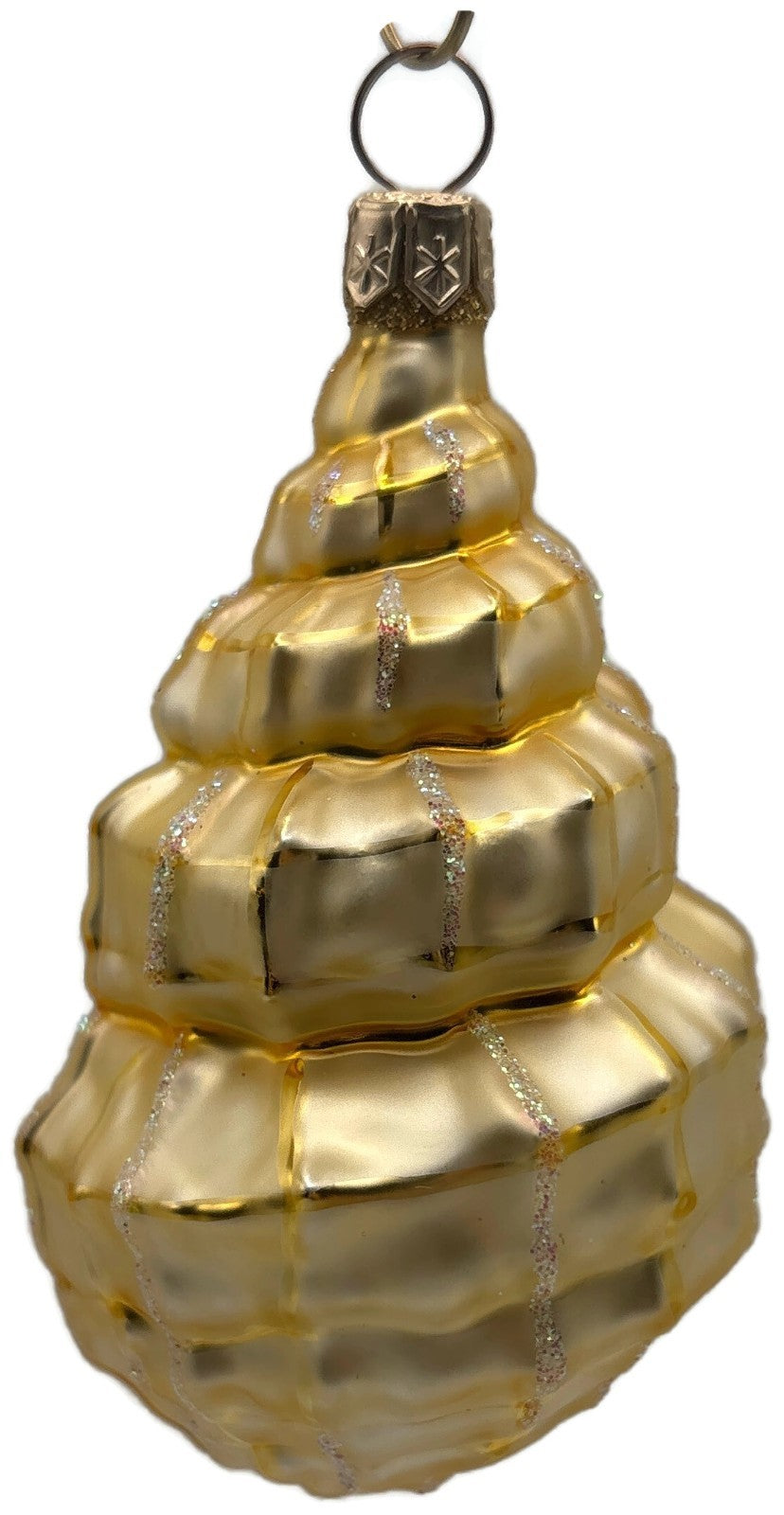 Patricia Breen Eric's Shell Gold Nautical Aquatic Christmas Ornament 9900CATZ0