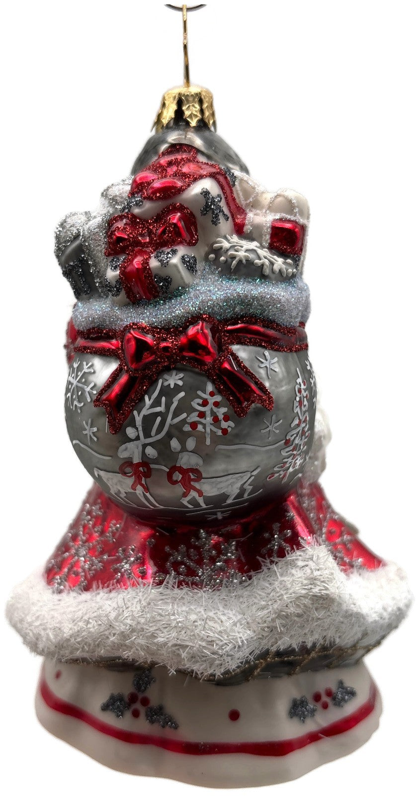 Christopher Radko Winter Splendor Santa Glass Christmas Tree Ornament 10217405