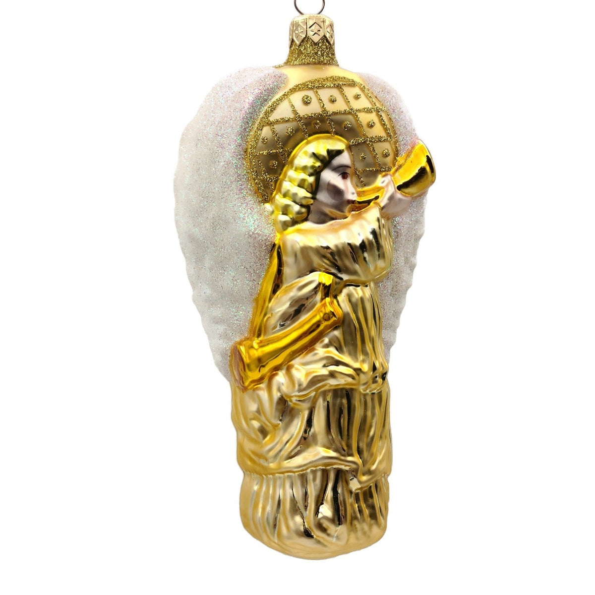 Patricia Breen Blow Gabriel Blow Eyes Open Fine Art Angel Holiday Ornament 96040