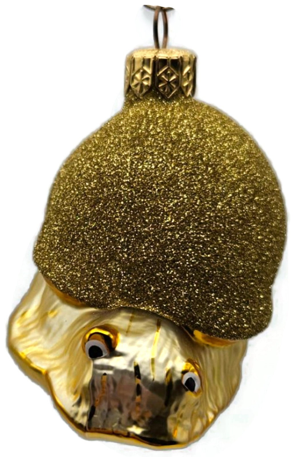 Patricia Breen Escargot Gold Glitter Snail Nautical Christmas Ornament 97122