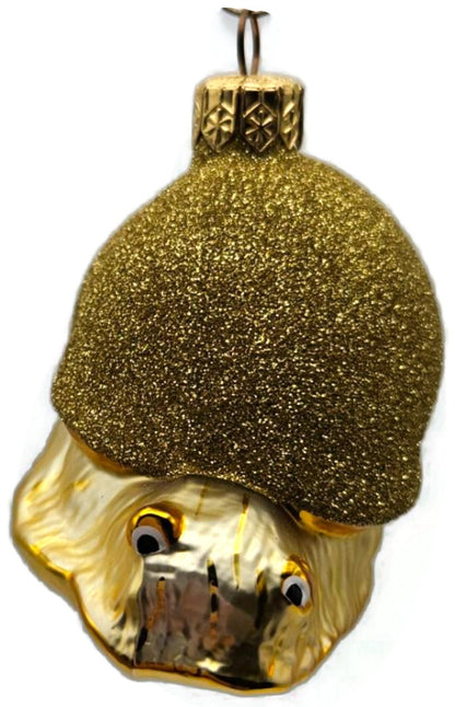 Patricia Breen Escargot Gold Glitter Snail Nautical Christmas Ornament 97122