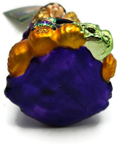 Old World Christmas 2004 Witch With Cauldron OWC Glass Halloween Decor Ornament9