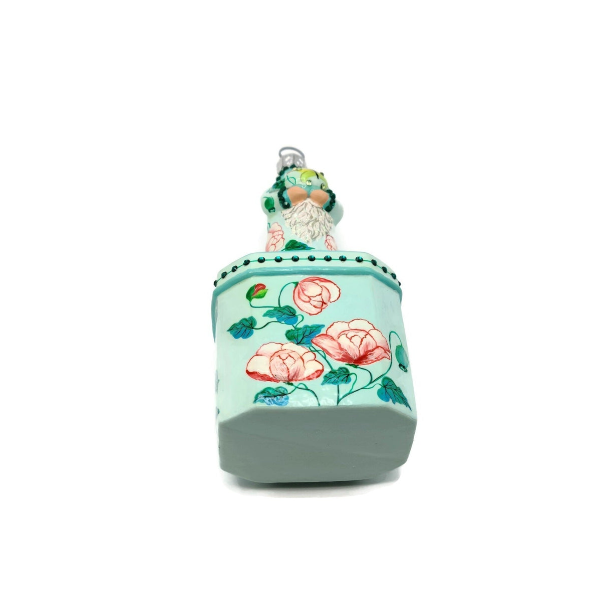 Patricia Breen Santa for Mimi Poppies Tea Party Jeweled Spring Ornament 29397