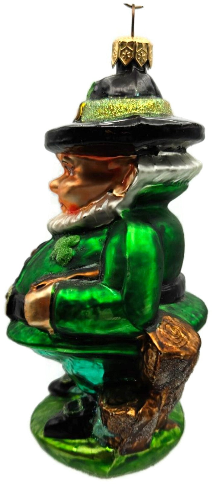 Christopher Radko Tall N Stout O'Leary As Green St Patrick Day Ornament 98-288-05