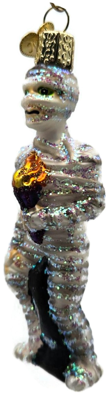 Old World Christmas 2009 Menacing Mummy OWC Glass Halloween Decoration Ornament8