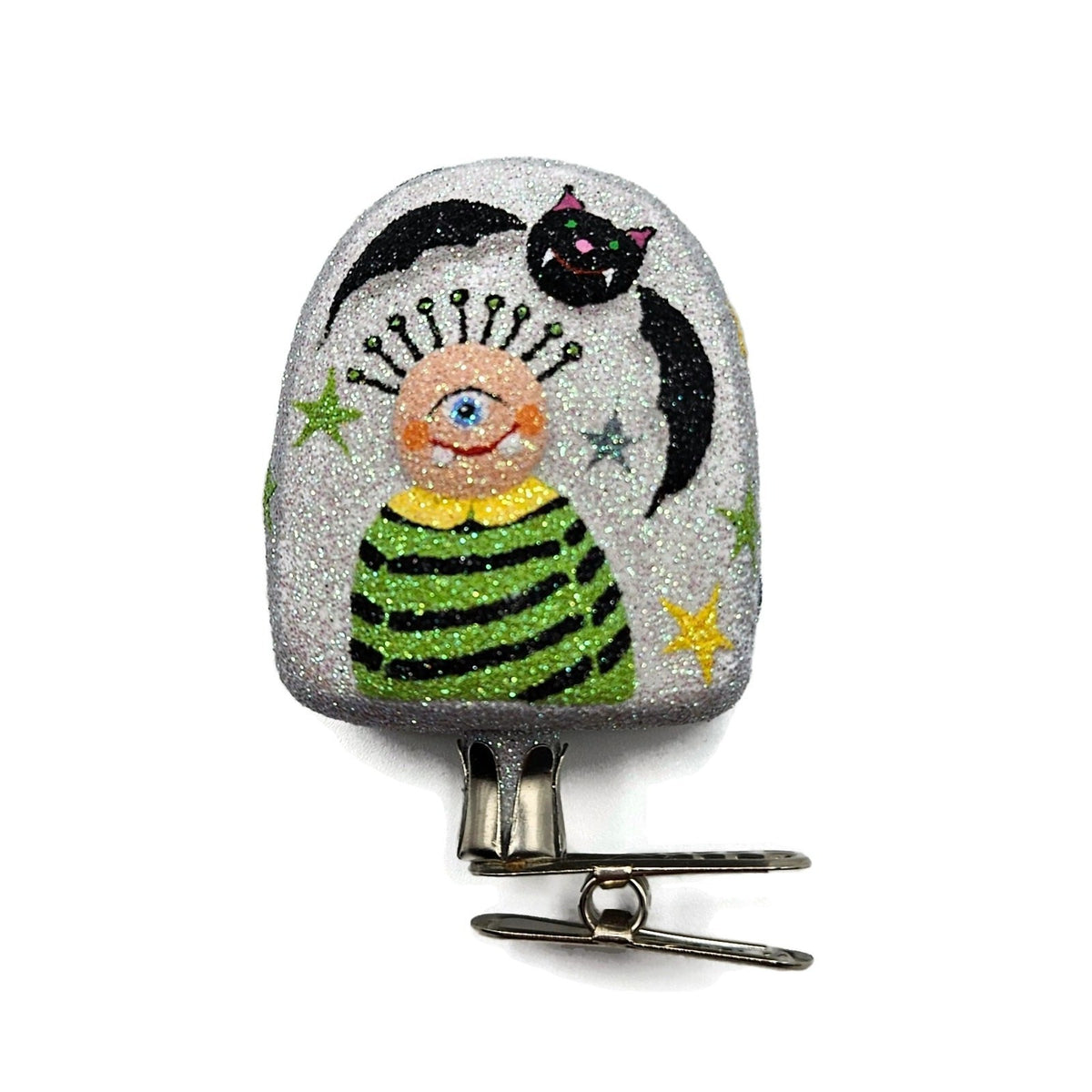 Patricia Breen Halloween Headstone Cyclops Bat Spider Christmas Ornament 26170