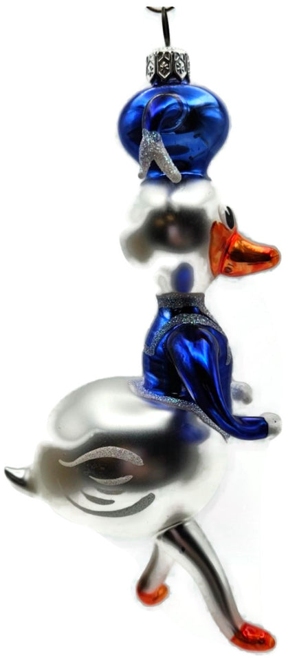 Christopher Radko Can We Quack Donald Duck Italian Christmas Ornament 95-279-93