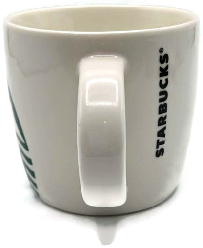Starbucks 2017 Classic Green Siren Print White Ceramic Coffee Tea Mug 14 Fl oz2