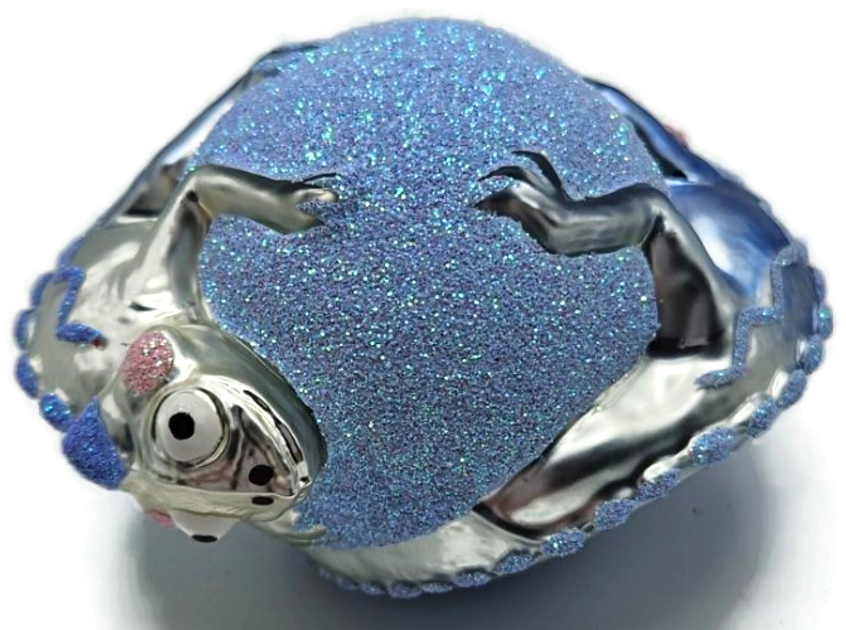Patricia Breen Once Again for James Blue Chameleon Christmas Tree Ornament 26676