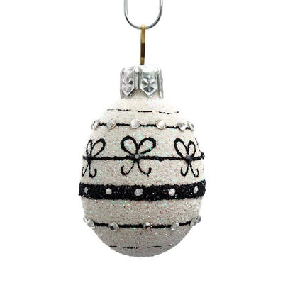 Patricia Breen Miniature Egg Beribboned and Bowed Jeweled Easter Ornament 29224