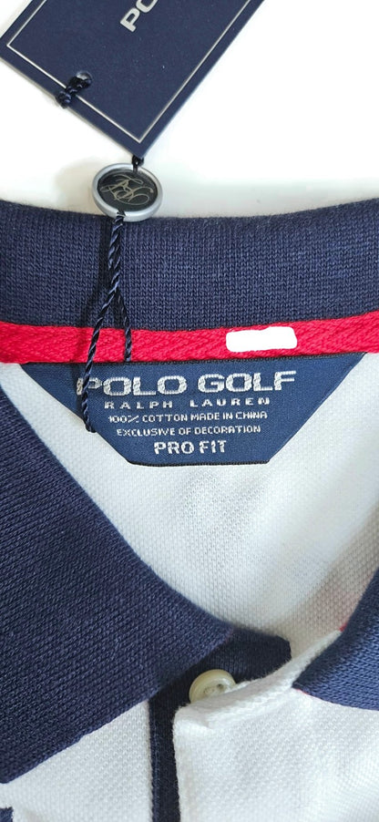 Polo Golf Ralph Lauren 131st Open Championship 2002 White Polo Shirt M NWT8
