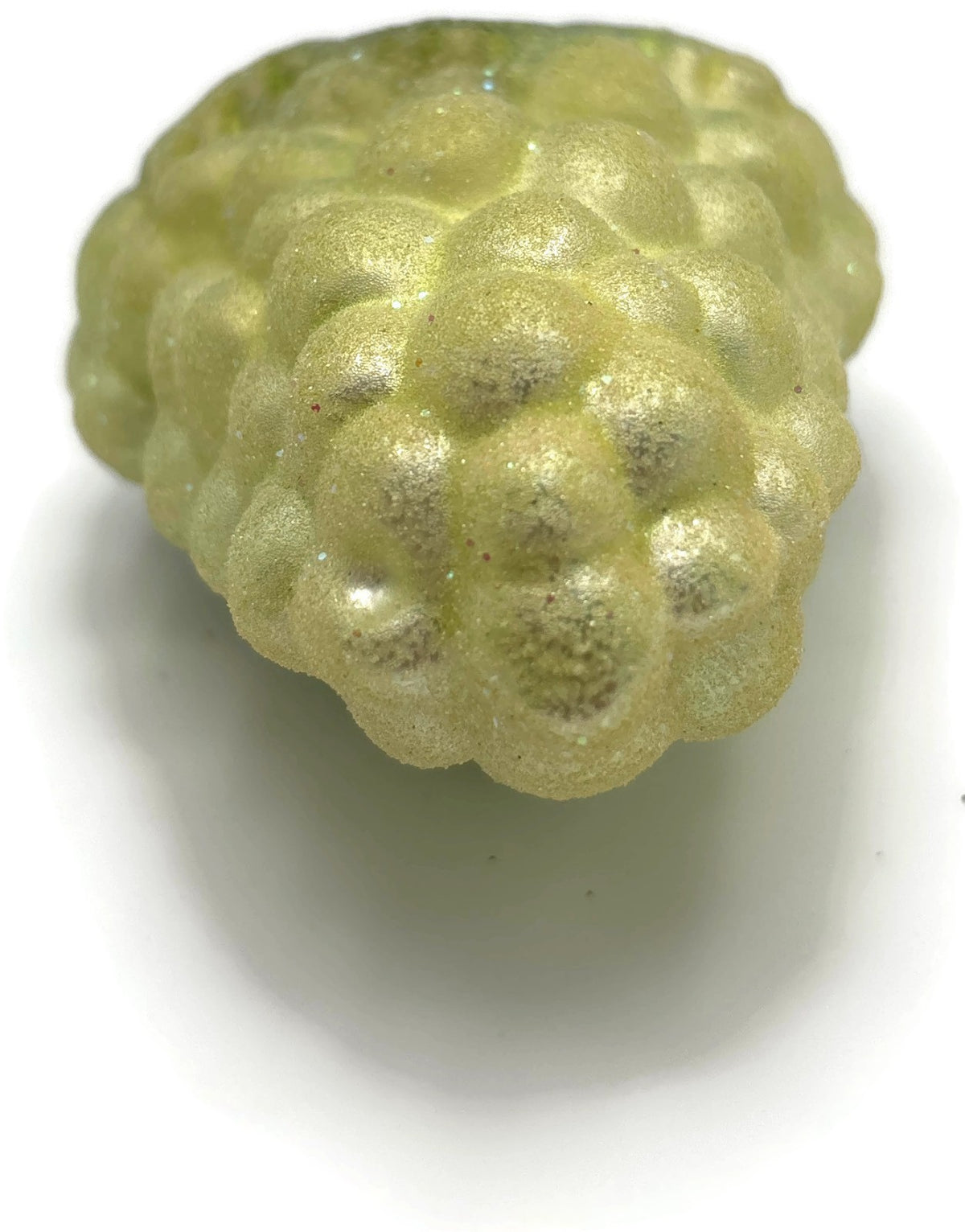 Christopher Radko 1997 Green Grapes Frosted Glass Christmas Ornament 97 112 09