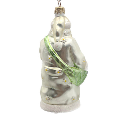 Patricia Breen Santa of the Daisies Pearl Spring Holiday Christmas Ornament 98994