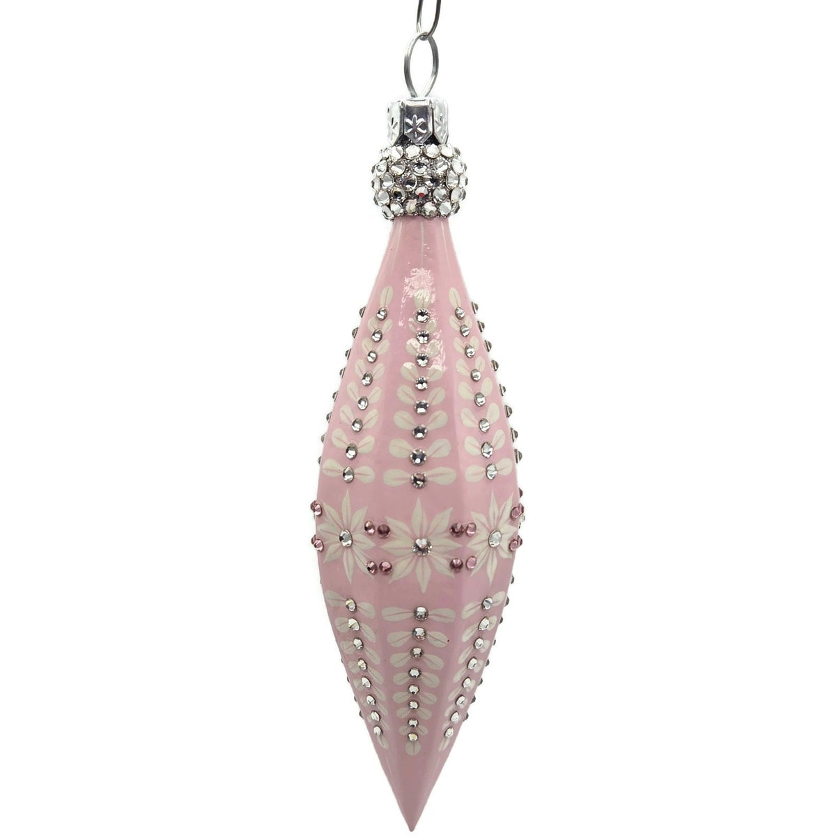 Patricia Breen Miniature Vesica Piscus Pink Christmas Ornament CATZ Rare 34312