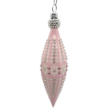 Patricia Breen Miniature Vesica Piscus Pink Christmas Ornament CATZ Rare 34312