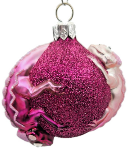 Patricia Breen Once Again for James Fuchsia Chameleon Christmas Ornament 26692
