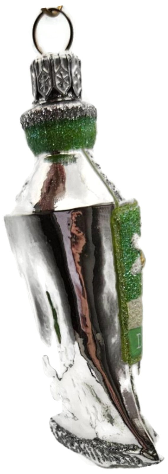 Patricia Breen Miniature Paint Tube Chameleon Daisy Spring Glass Ornament 23345