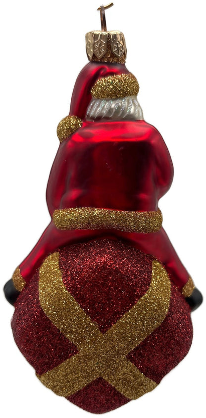 Patricia Breen For You Henry Red Gold Santa Claus Gift Christmas Ornament 20134