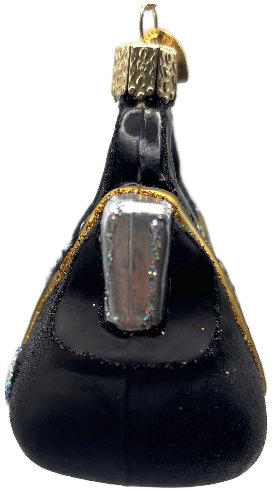Old World Christmas 2006 Doctor's Bag Black Gold Glass OWC Christmas Ornament8
