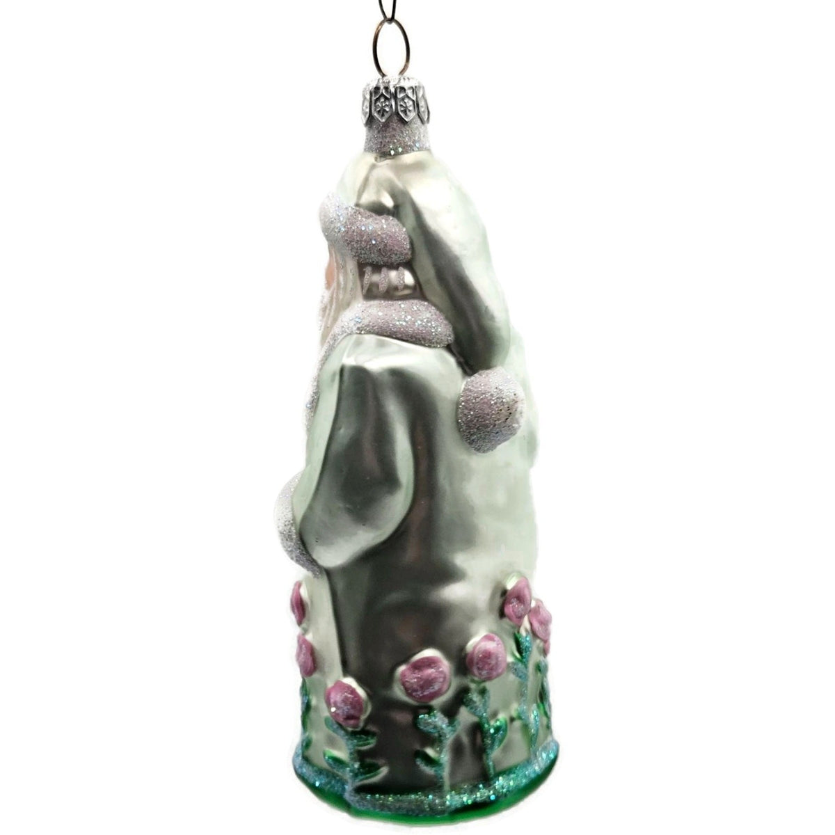 Patricia Breen Santa of the Windsor Salmon Rose Spring Christmas Ornament 9700WA6