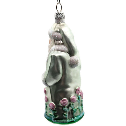 Patricia Breen Santa of the Windsor Salmon Rose Spring Christmas Ornament 9700WA6