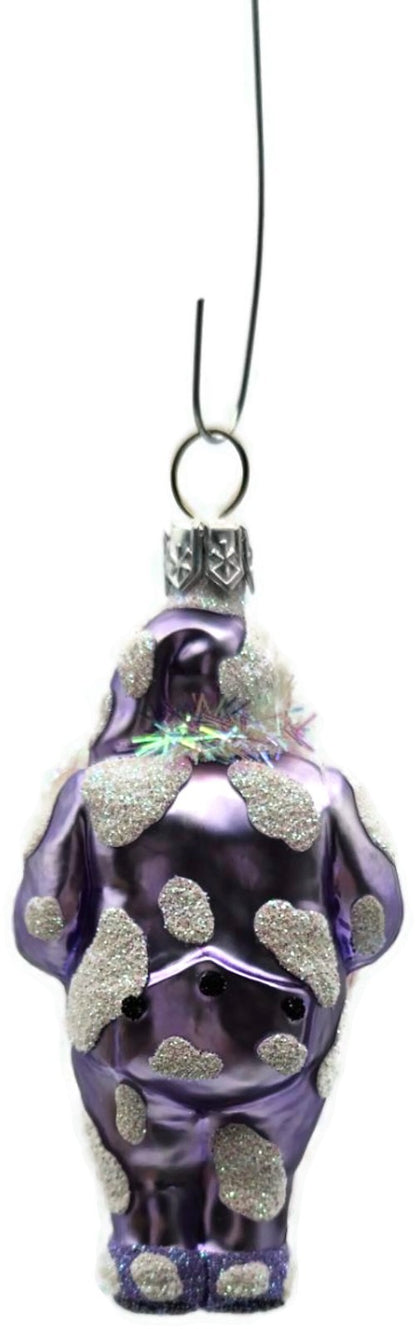 Patricia Breen Good Night Henry Cow Purple Santa Christmas Ornament 2615GIFT3