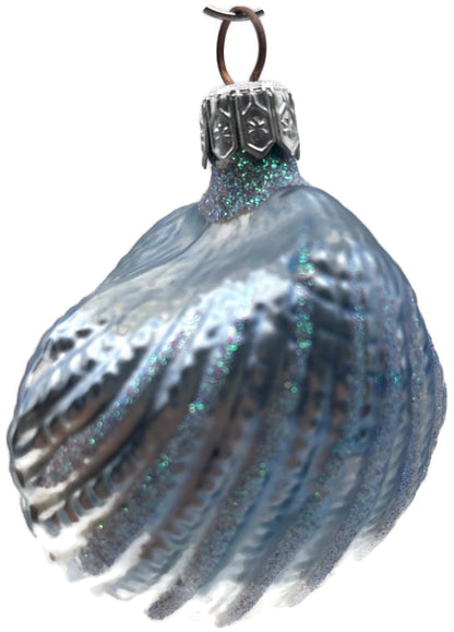 Patricia Breen A Walk On The Beach Blue Shell Nautical Christmas Ornament 97501