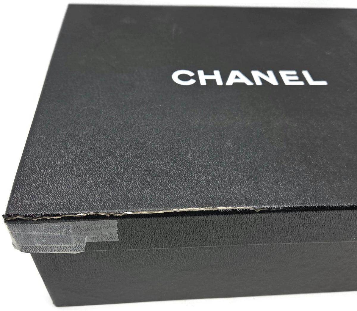 Chanel CC Low Top Sneakers Black Leather Platform Athletic Shoes Women Size 40.520