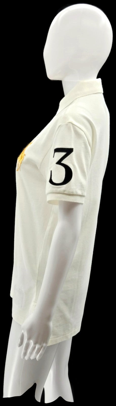 Polo Ralph Lauren Black Watch Polo Team 1996 Crest White Polo Shirt S NWT2