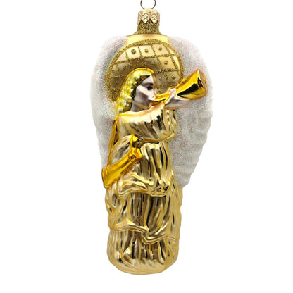 Patricia Breen Blow Gabriel Blow Eyes Open Fine Art Angel Holiday Ornament 96041