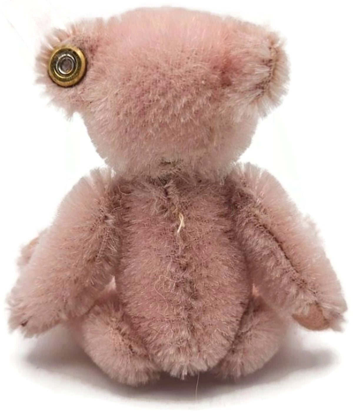 Steiff Club 2013 Annual Loyalty Gift Teddy Bear Rose Pink Mohair 10 CM With COA4