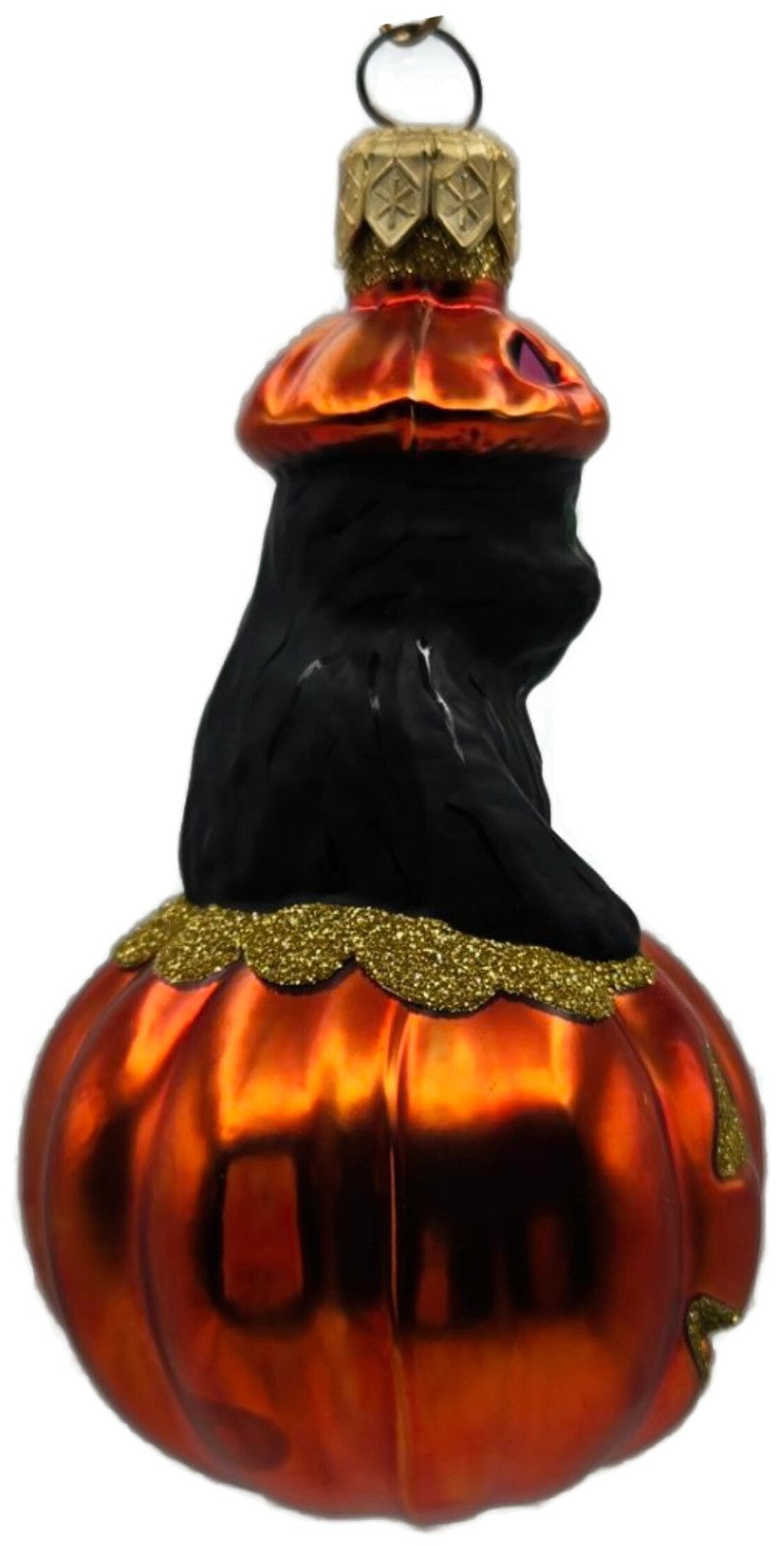 Patricia Breen Cat-O-Lantern Pumpkin Matte Christmas Halloween Ornament 98042