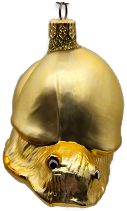 Patricia Breen Escargot Gold Matte Snail Nautical Summer Christmas Ornament 97128