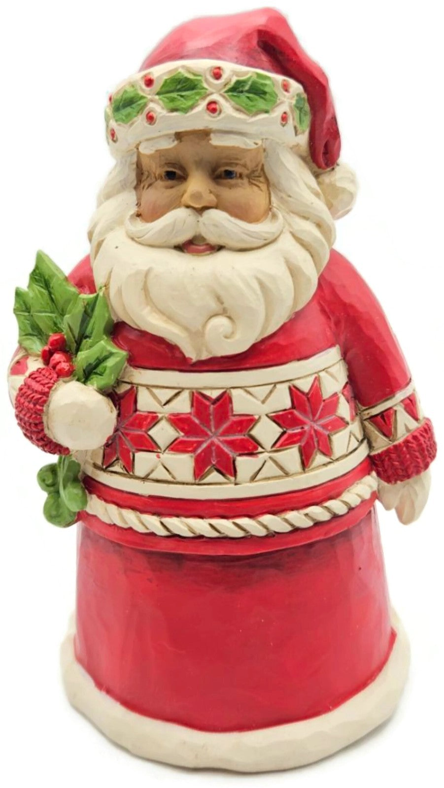Jim Shore Holly Berry Noel Nordic Noel Santa Figurine NIB 60170470