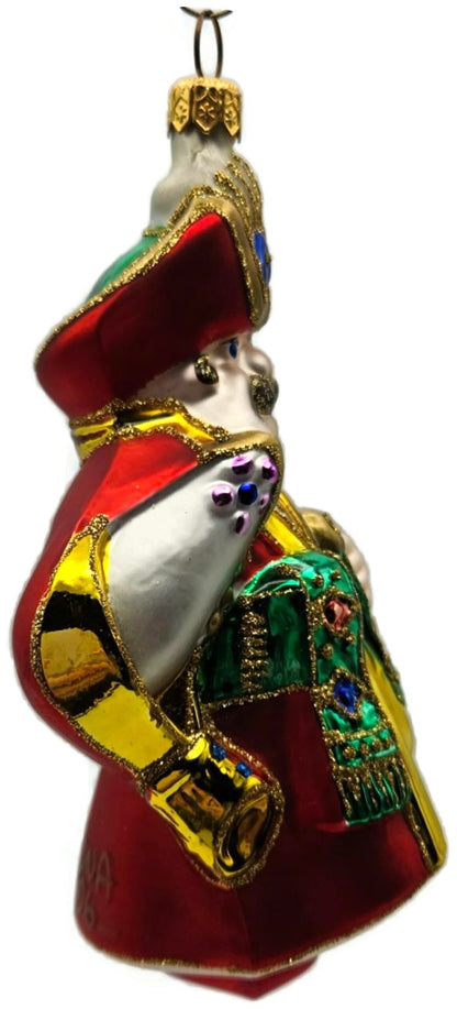 Kurt Adler Komozja Polonaise Polish Nobleman 1996 Glass Christmas Tree Ornament3