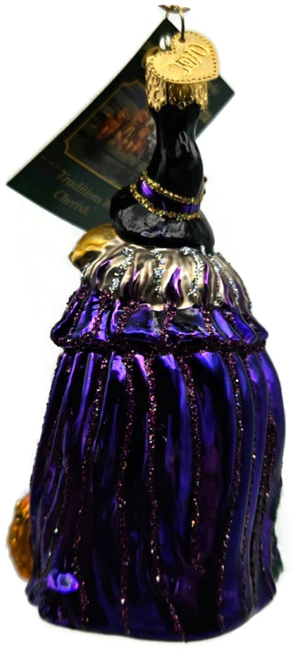 Old World Christmas 2004 Witch With Cauldron OWC Glass Halloween Decor Ornament3