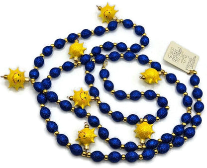 Patricia Breen Sunshine Garland Blue Yellow Spring Christmas Decor CATZ 2400CO0