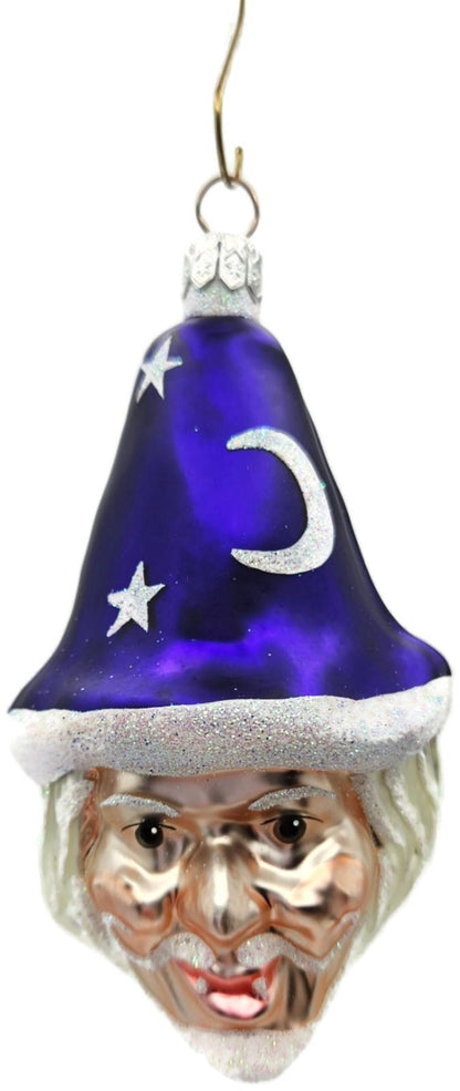 Patricia Breen Witch Hazel Wizard Purple Moon Halloween Christmas Ornament 98477