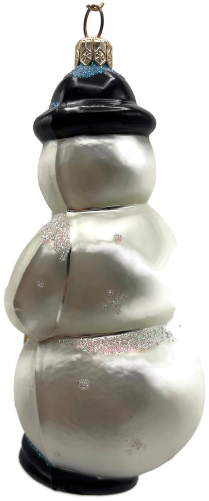 Patricia Breen Professor Mercury Snowman Christmas Ornament Neiman Marcus 99233